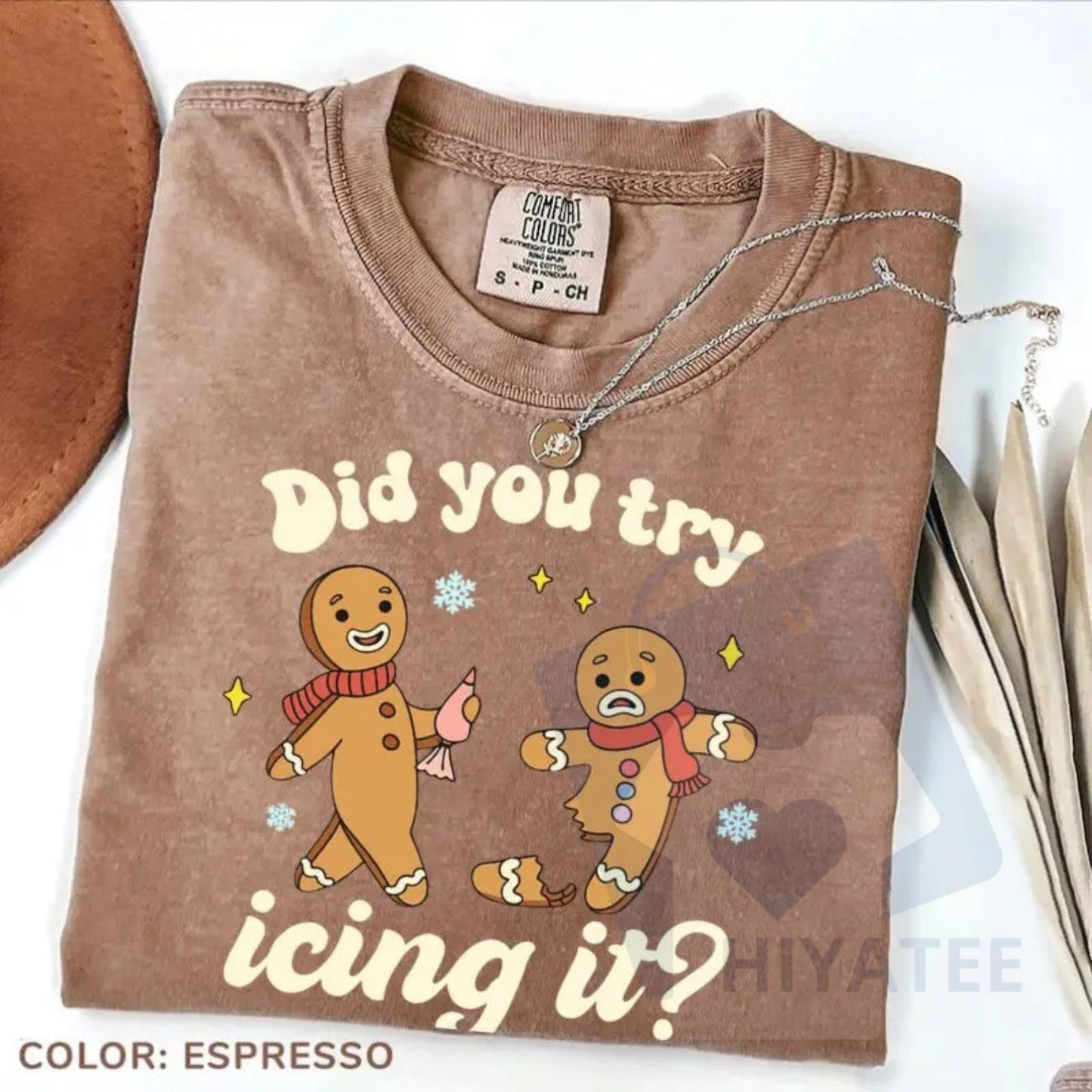 Comfort Colors "Try Icing It" Funny Christmas Shirt