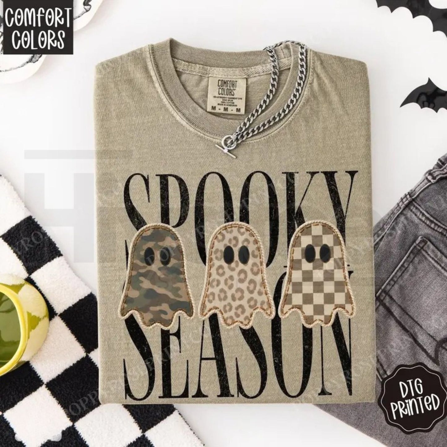Spooky Season Shirt Comfort Colors Trendy Halloween Women's Tee