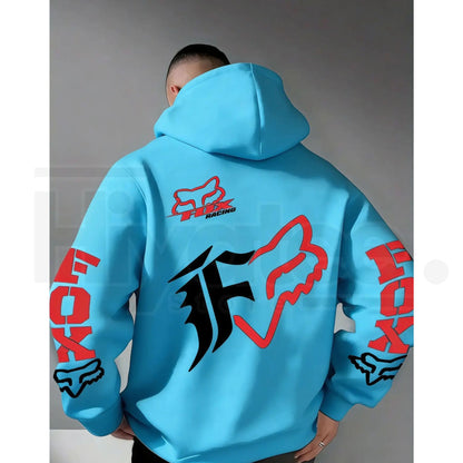 Sport-Themed Outdoor Lover’s Hoodie – Warm Breathable Cotton Blend, Loose Fit Fall & Winter Casual Pullover