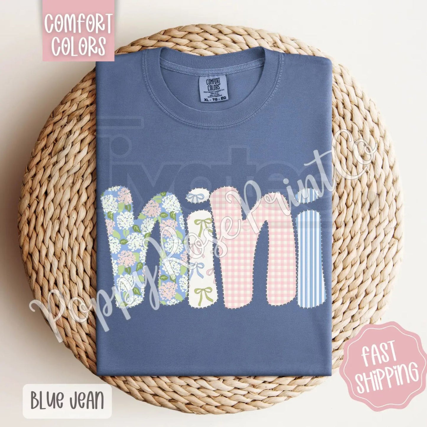 Comfort Colors® Custom Mom & Grandma T-Shirt – Personalized Mother’s Day Gift