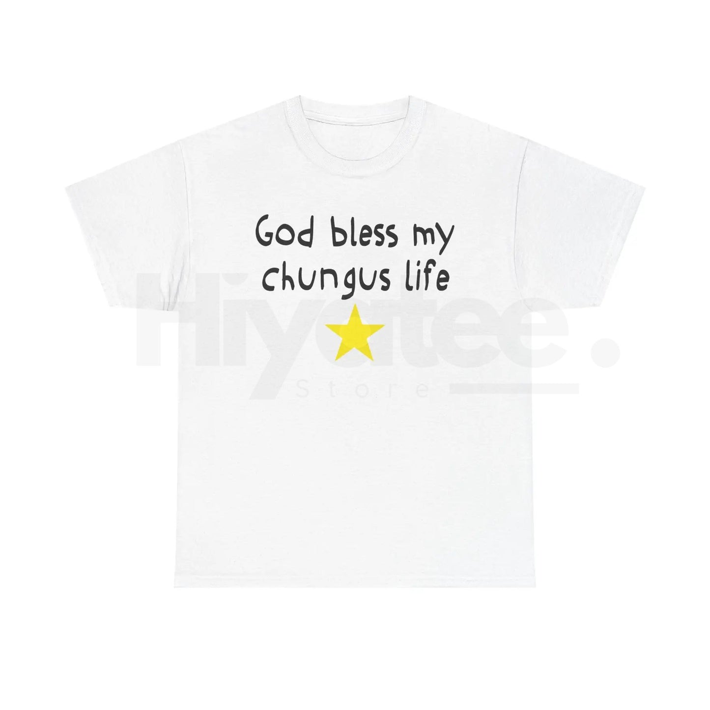 "God Bless My Chungus Life" Funny Meme T-Shirt – 100% Cotton Graphic Tee