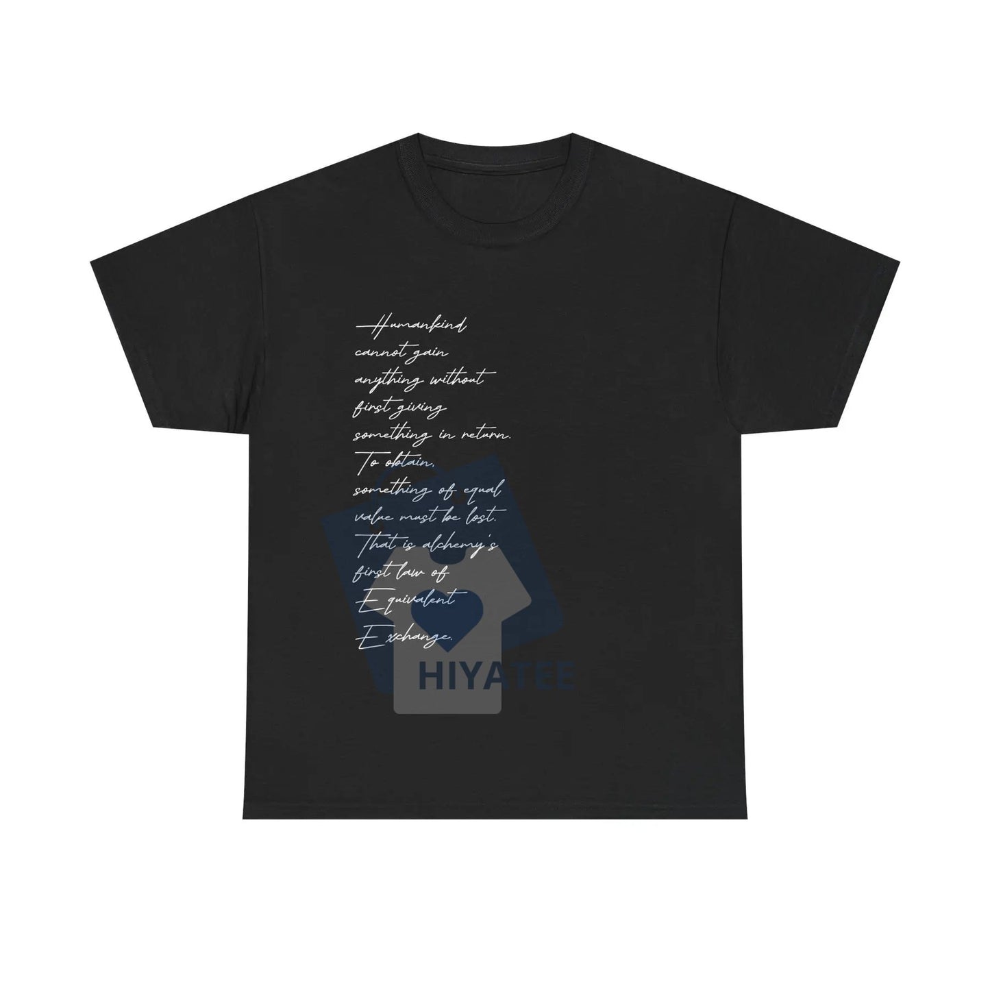 "Equivalent Exchange" T-Shirt – Fullmetal Alchemist Anime Fan Apparel