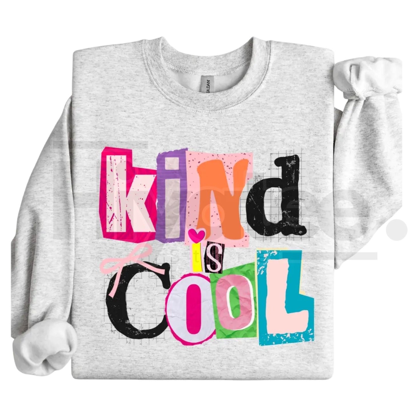 Preppy Girl Collage Y2K Retro Crewneck