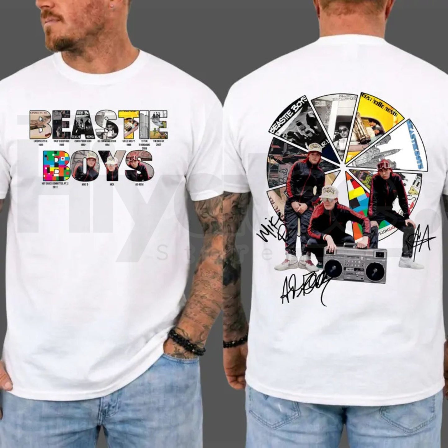 Beastie Boys Vintage Album T-Shirt – 90s Hip Hop Rap Streetwear Tee