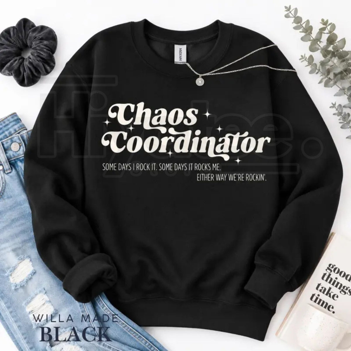 Chaos Coordinator Retro Sweatshirt – ESE Special Education Teacher Graphic Crewneck
