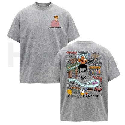 Schmidt Happens Quote T-Shirt – New Girl TV Show Vintage Graphic Tee