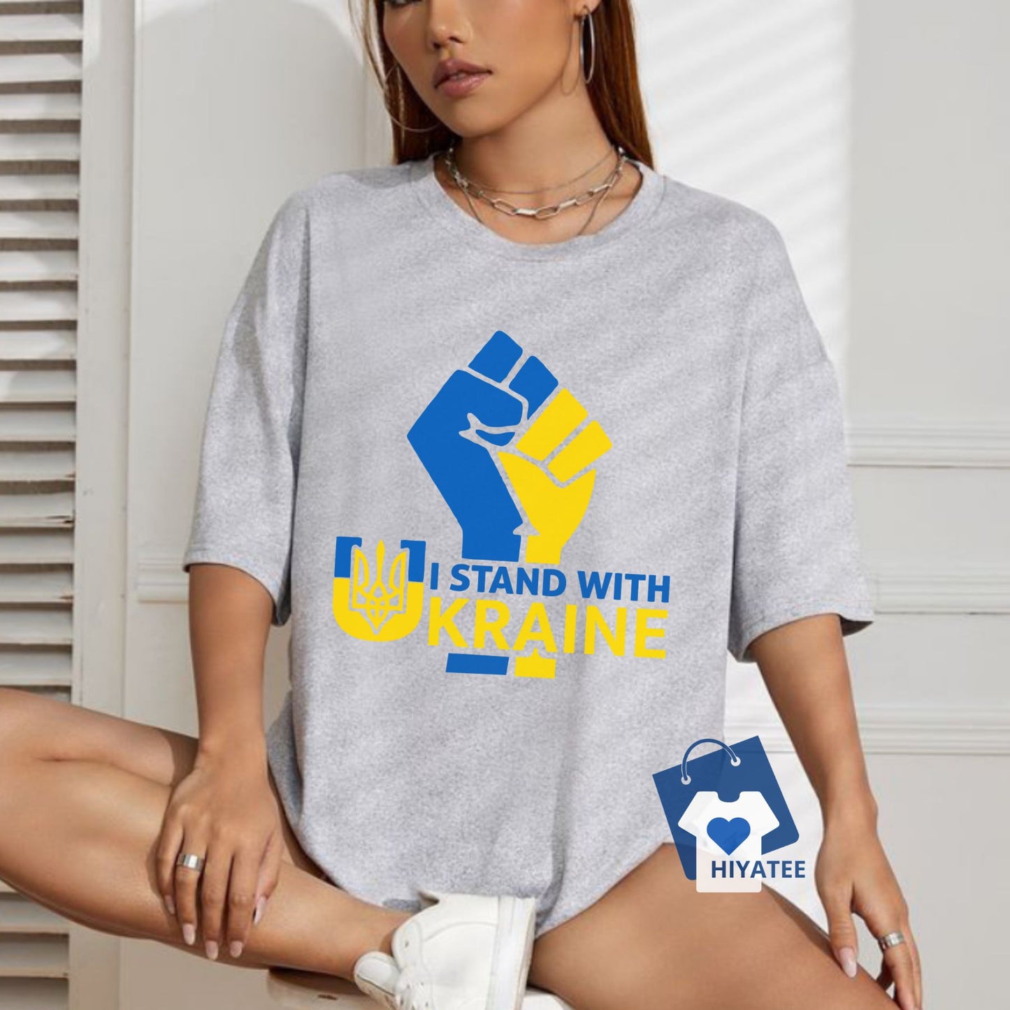 I Stand With Ukraine T-Shirt – Show Your Support for Freedom & Peace!