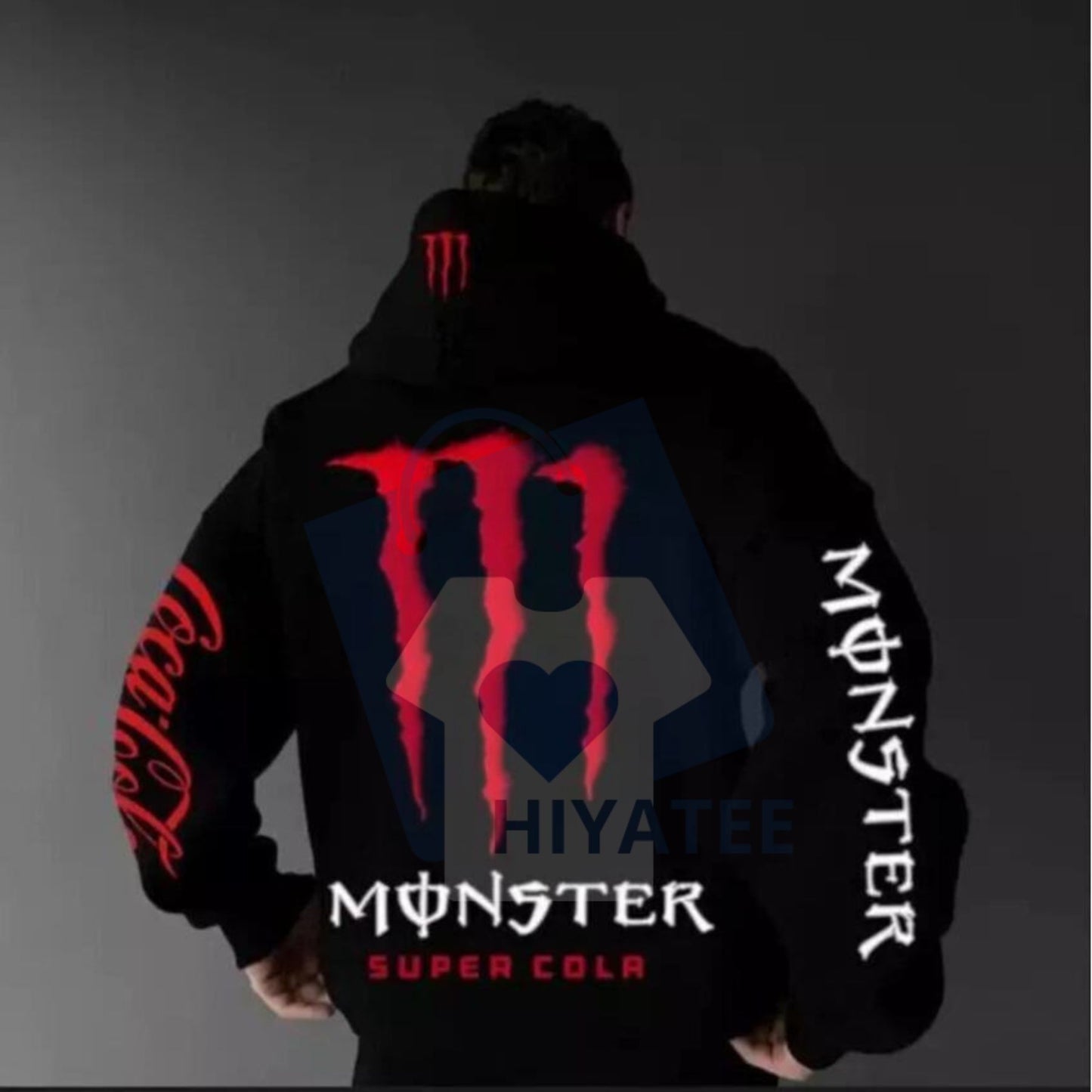 Monster Energy Claw Streetwear Hoodie – Unisex Oversized Graphic Pullover