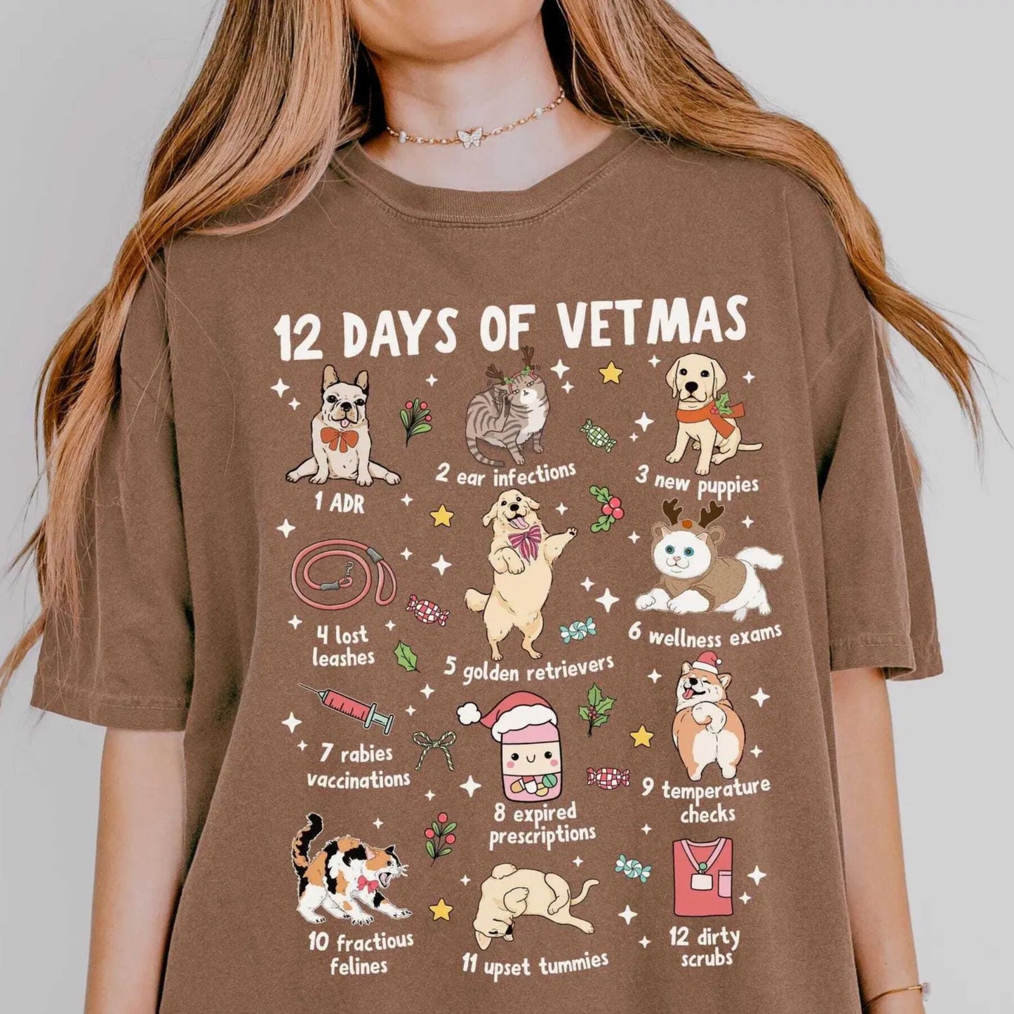 Christmas Veterinarian Shirt – Festive Vet Tech & Animal Doctor Holiday Apparel