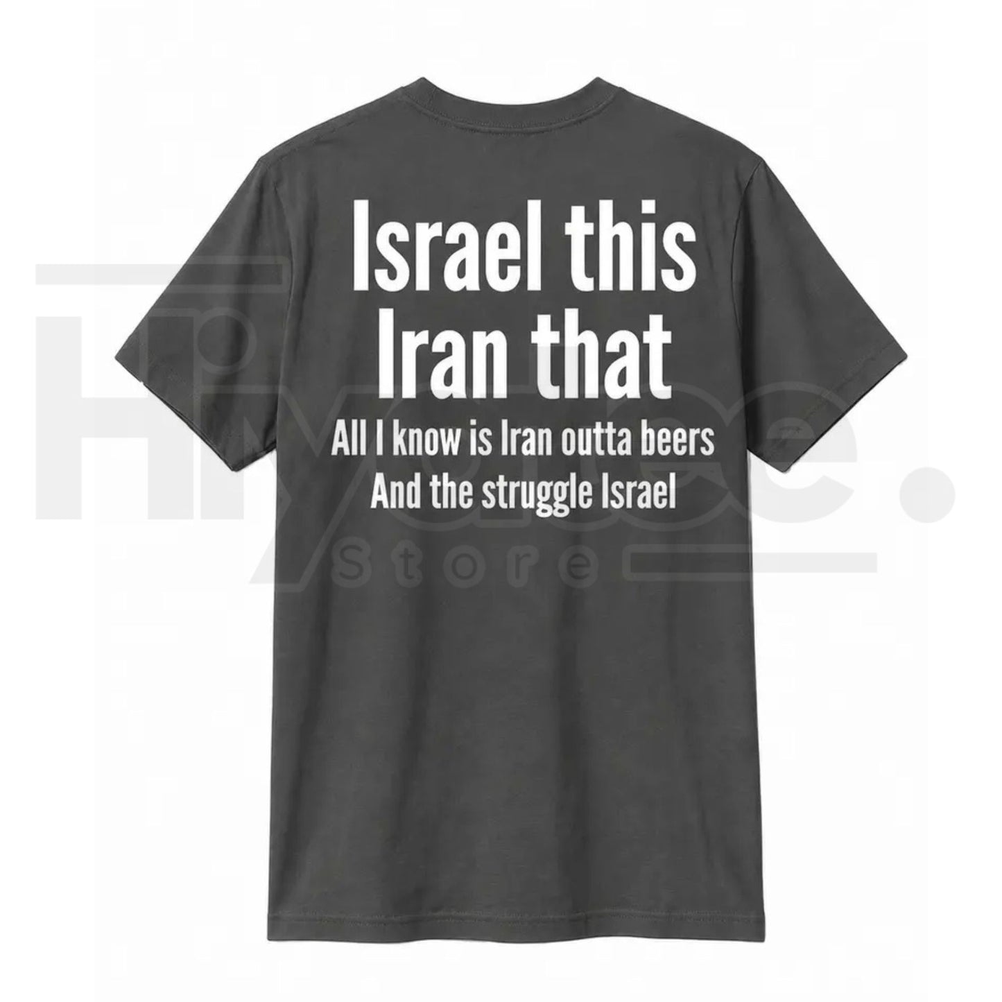 All I Know Is Iran Outta Beers T-Shirt – Funny Back Print Beer Pun Graphic Tee