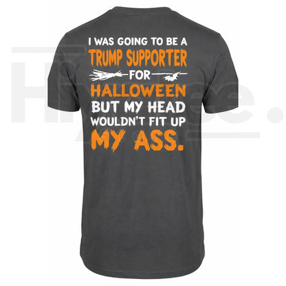 Funny Political Halloween T-Shirt – Sarcastic Bat Quote Back Print Graphic Tee