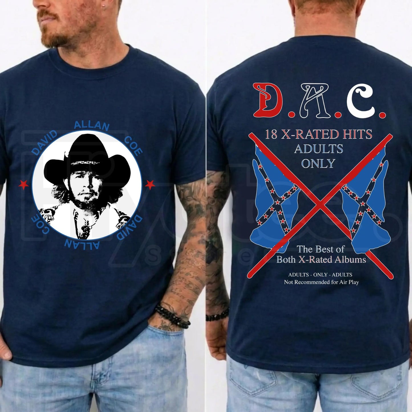 David Allan Coe T-Shirt – Outlaw Country Music Vintage Graphic Tee