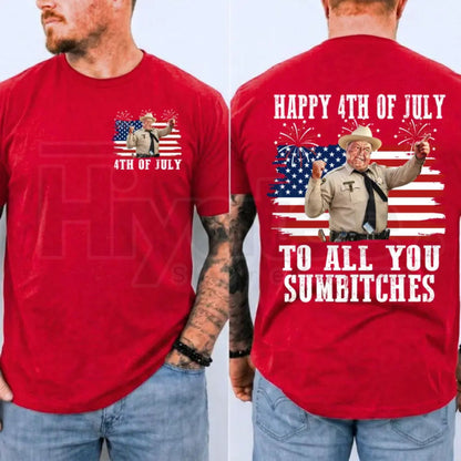 Smokey and the Bandit 4th of July T-Shirt – Funny Sumbitches Independence Day Tee