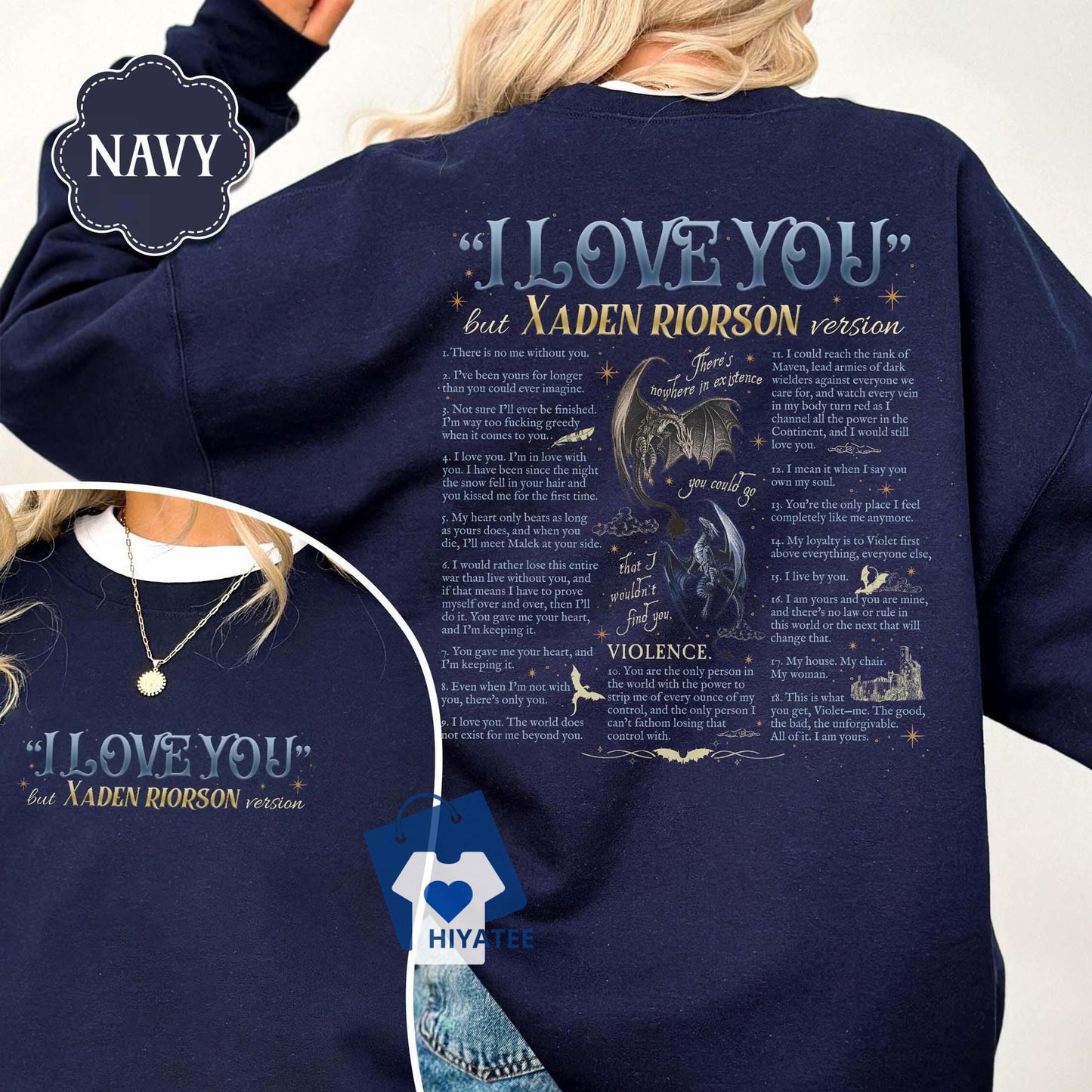 I Love You But – Xaden Riorson Vintage Soft Sweatshirt