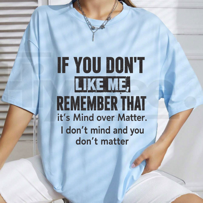 Mind Over Matter T-Shirt – Inspirational Mindfulness Graphic Tee