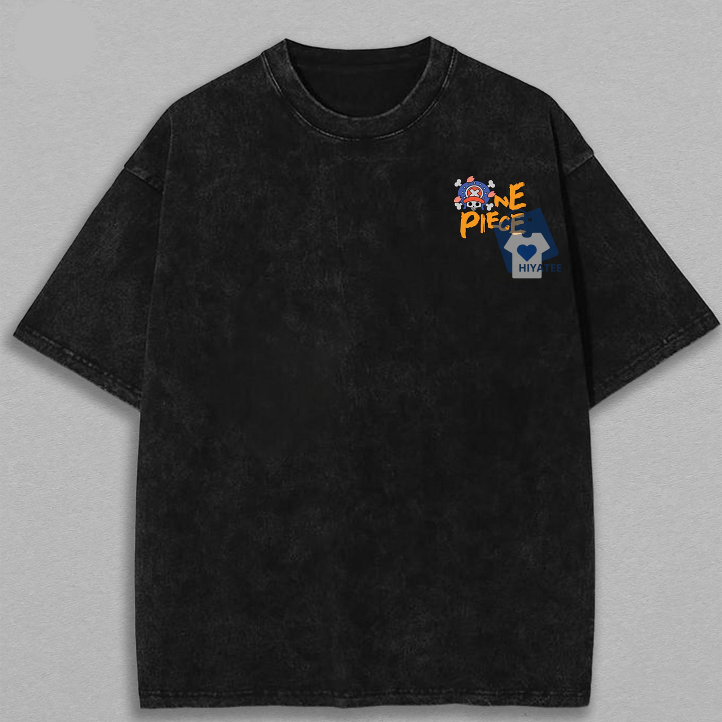 Limited Tony Tony Vintage Washed Tee – 90s One Piece Oversized Unisex T-Shirt, Lightweight Cotton Anime Gift