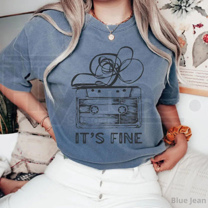 Retro Cassette Tape T-Shirt Comfort Colors 90s Music Graphic Tee