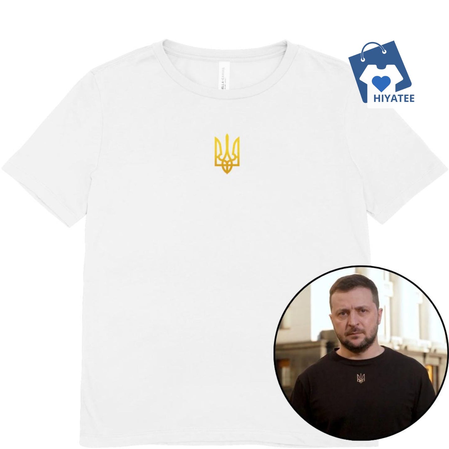 Ukraine T-Shirt – Zelensky Symbol Shirt, Stand With Ukraine Tee