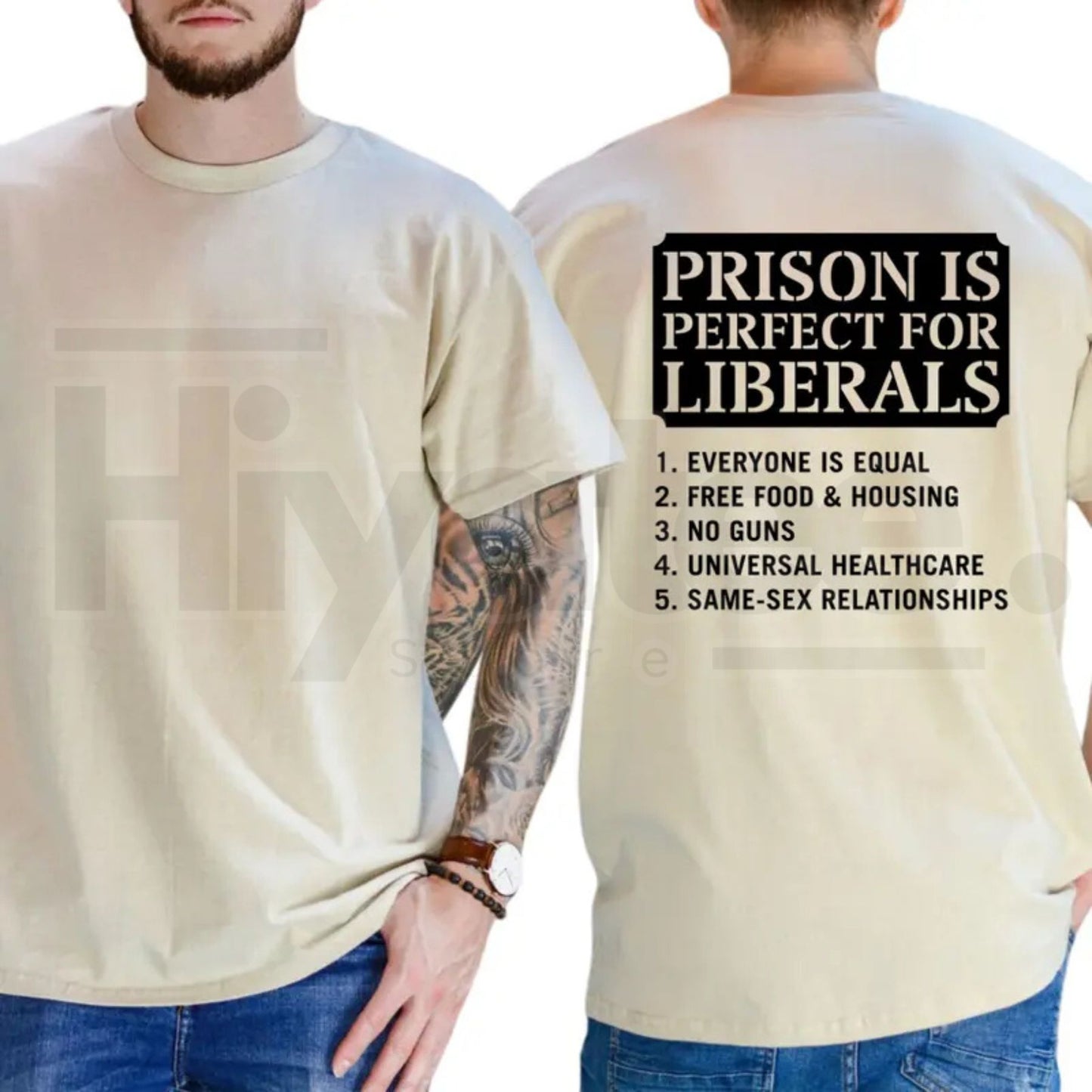 Prison Is Perfect For Liberals T-Shirt – Funny Conservative Republican Graphic Tee