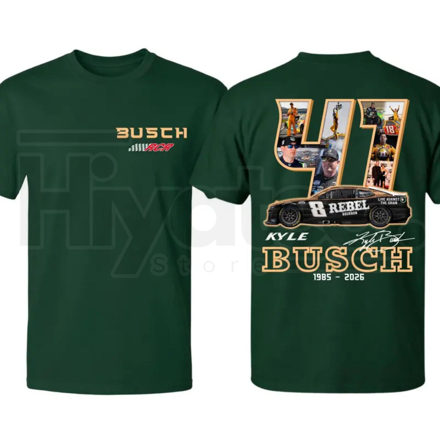 Kyle Busch Rowdy Racing Tribute T-Shirt – Vintage NASCAR Legend Graphic Tee