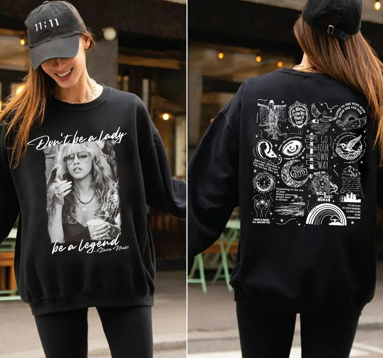 Tracklist Stevie Nicks 2 Sides Newest Shirt Sweatshirt, Silver Springs Shirt Unisex, Gifts For Her