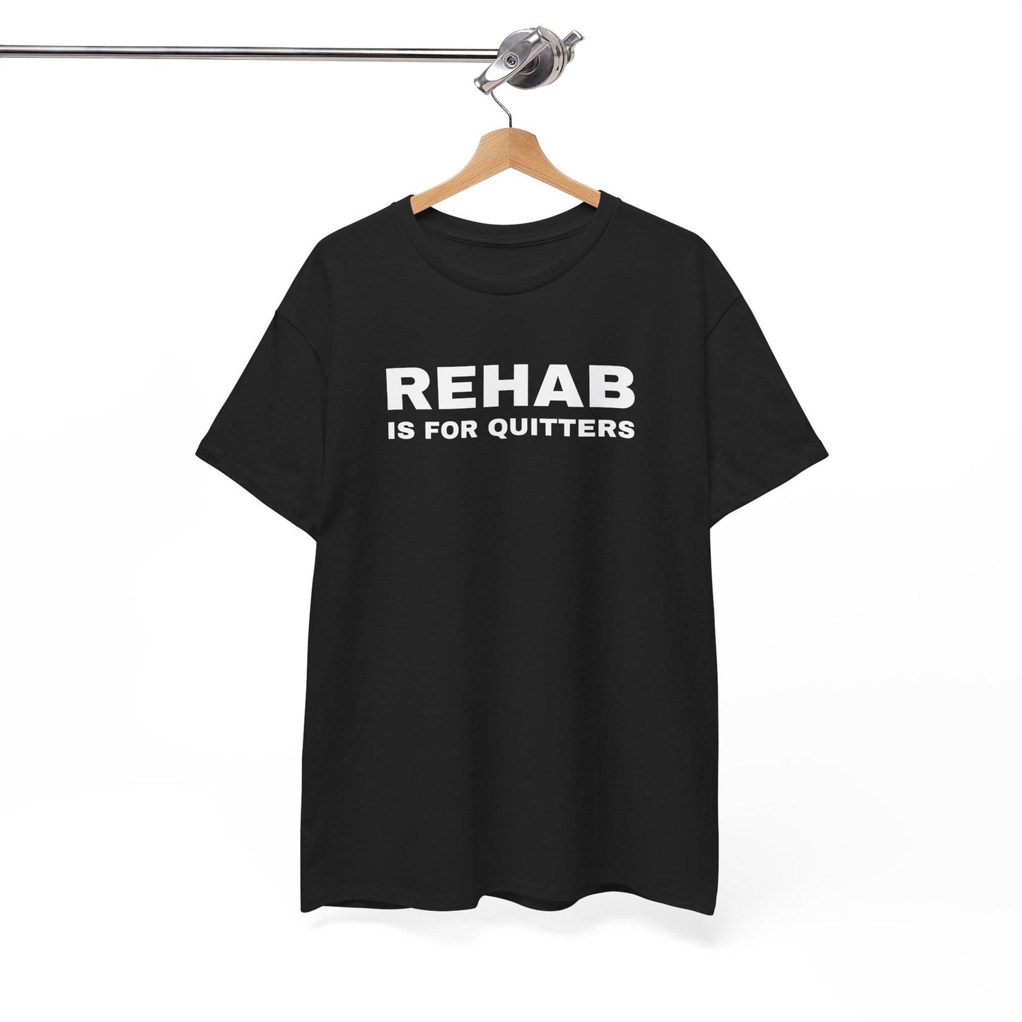 Rehab Is for Quitters Funny Drinking Shirt – Unisex Heavy Cotton Tee