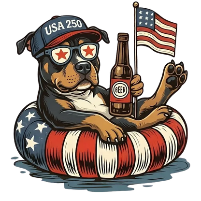 Comfort Colors® Funny 4th of July Dachshund Shirt – Patriotic 250th Anniversary Dog Lover Tee
