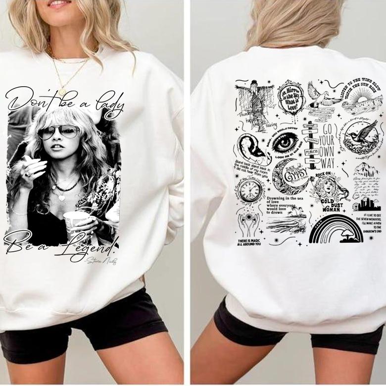 Tracklist Stevie Nicks 2 Sides Newest Shirt Sweatshirt, Silver Springs Shirt Unisex, Gifts For Her