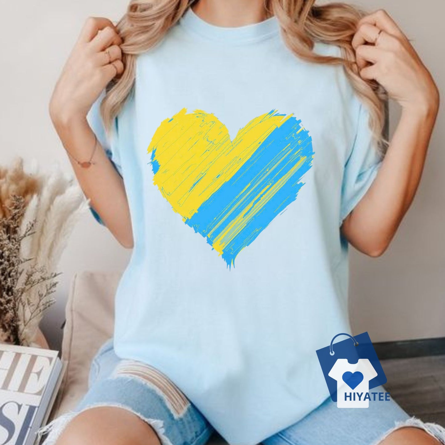 My Heart With Ukraine Tee Shirt – Show Your Support in Style!