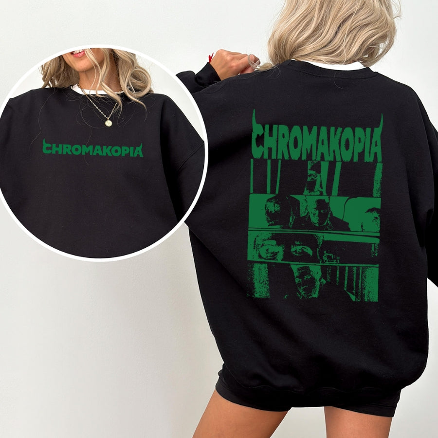 Tyler The Creator Chromakopia Vintage Sweatshirt, Chromakopia Grunge Graphic Apparel, DIY Retro Music Style