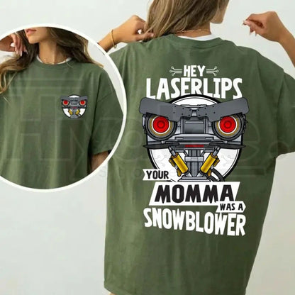 Short Circuit Laser Lips T-Shirt – Classic 80s Movie Parody Tee