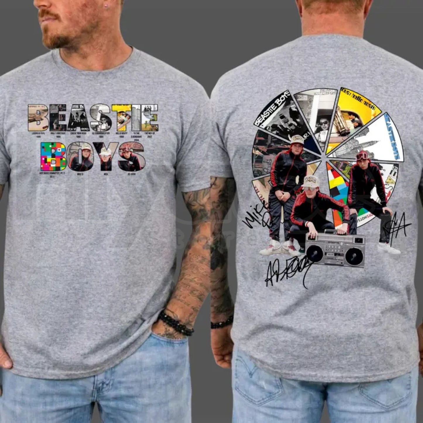 Beastie Boys Vintage Album T-Shirt – 90s Hip Hop Rap Streetwear Tee
