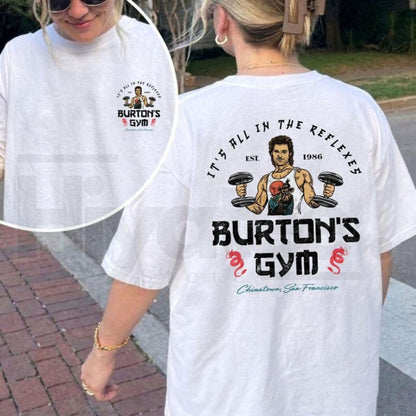 Vintage Big Trouble In Little China T-Shirt – It's All In The Reflexes Front & Back Print Tee