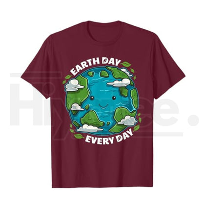 "Earth Day Every Day" – Cute Environmental Eco-Friendly Graphic Top