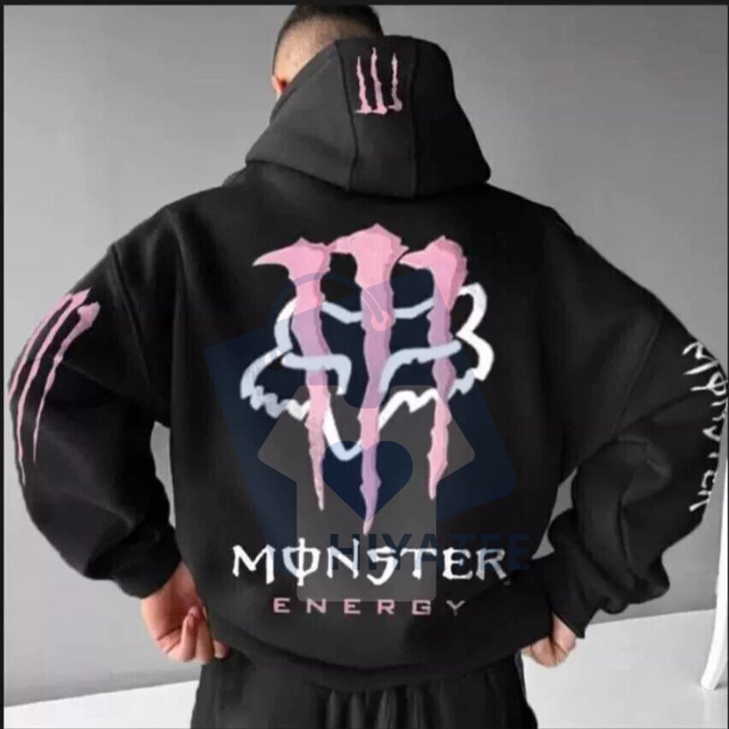 Monster Energy Claw Streetwear Hoodie – Unisex Oversized Graphic Pullover
