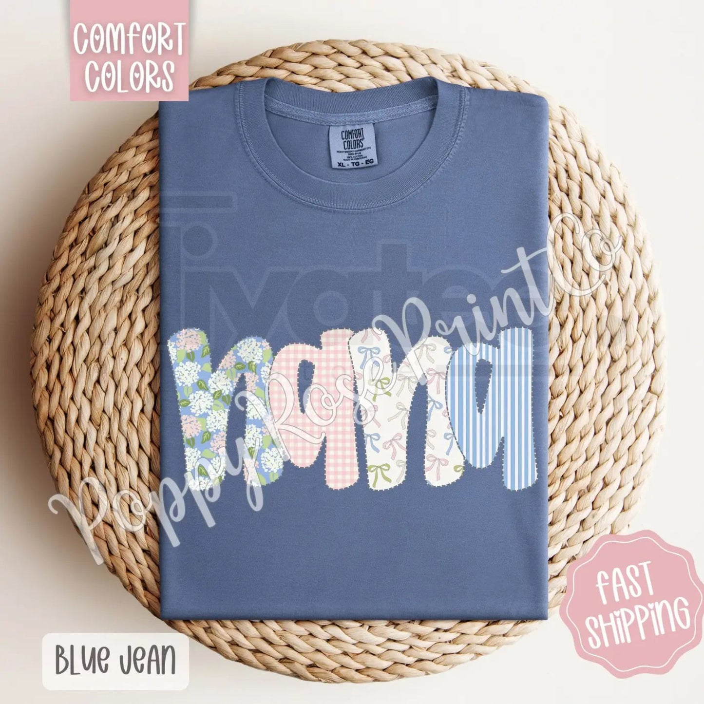 Comfort Colors® Custom Mom & Grandma T-Shirt – Personalized Mother’s Day Gift