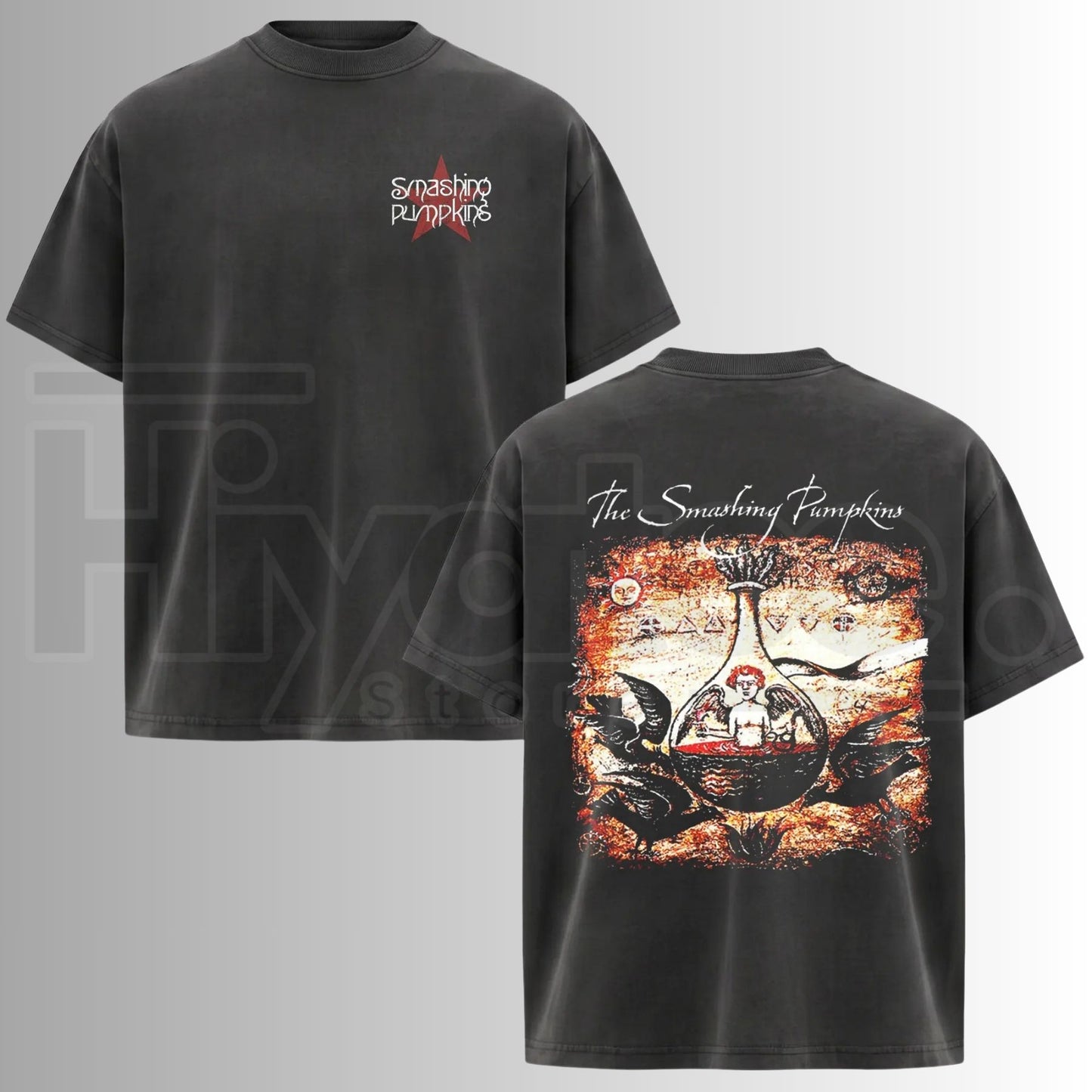 Smashing Pumpkins Vintage Alternative Rock Band T-Shirt – Retro Music Tee