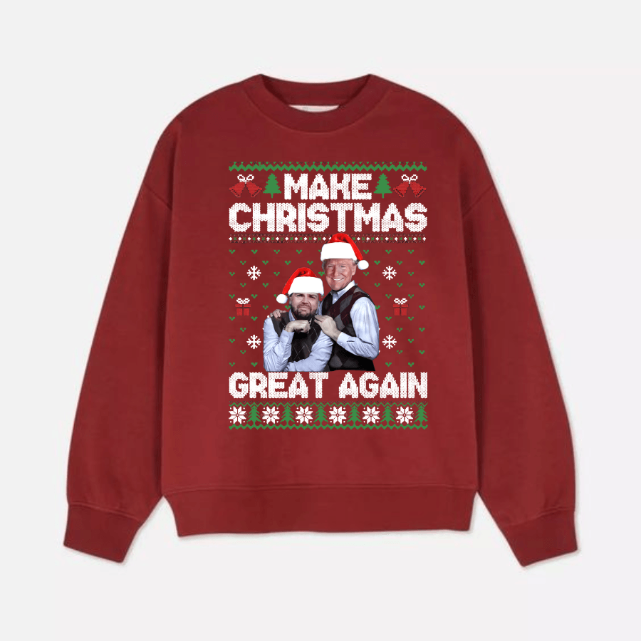 Trump Make Christmas Great Again Shirt, MAGA 2024 Shirt, Trump JD Vance Shirt - Hiyatee