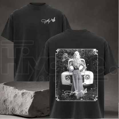 Vintage Dolly Parton Graphic Tee – 80s Country Music Run Merch Casual Oversized Shirt