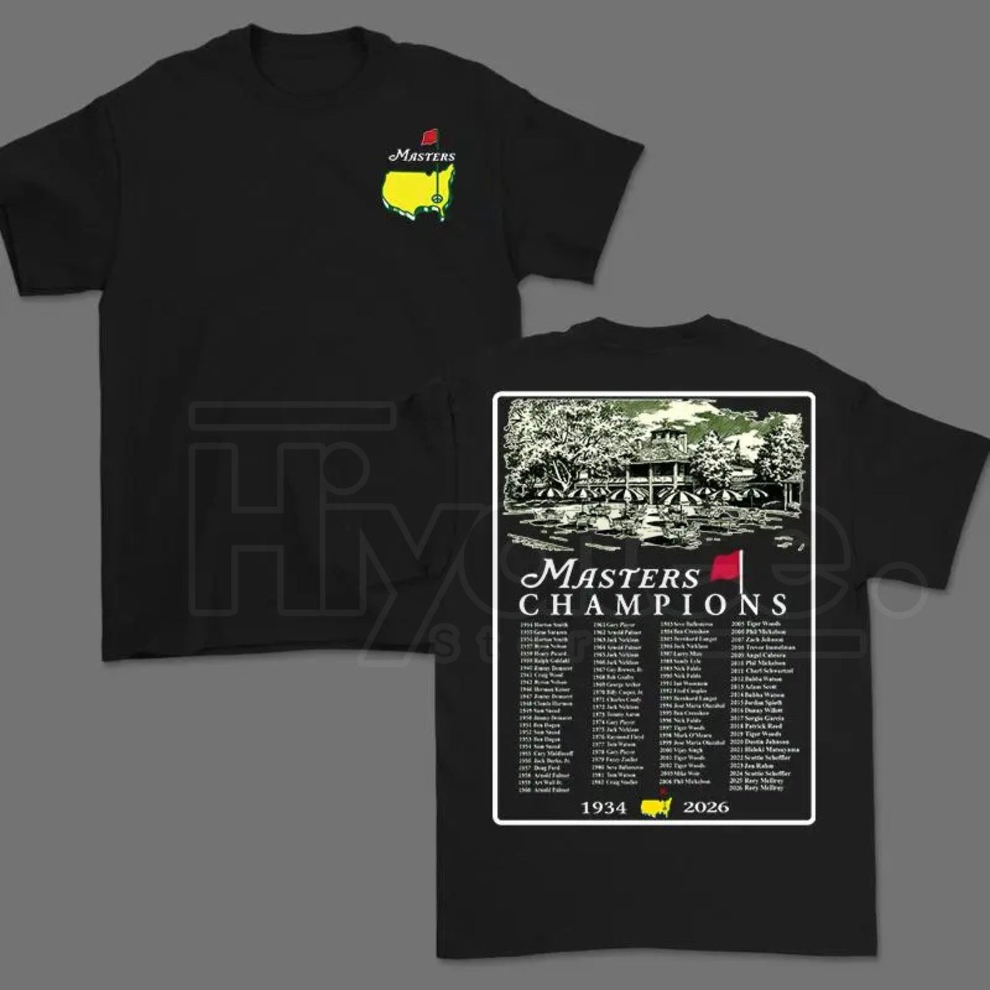 "2026 Masters Tournament" – 90th Augusta Champions Retro Golf Top
