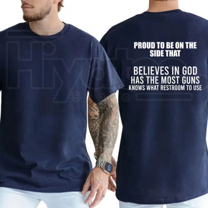 Proud To Be On The Side That T-Shirt – Funny Republican Trump Supporter Conservative Tee