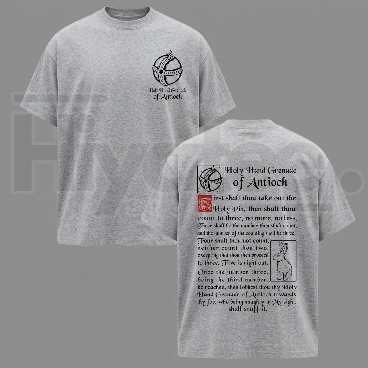 The Holy Hand Grenade of Antioch T-Shirt – Funny 1975 Meme Graphic Tee