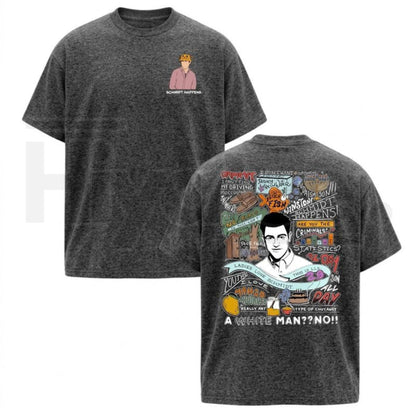 Schmidt Happens Quote T-Shirt – New Girl TV Show Vintage Graphic Tee
