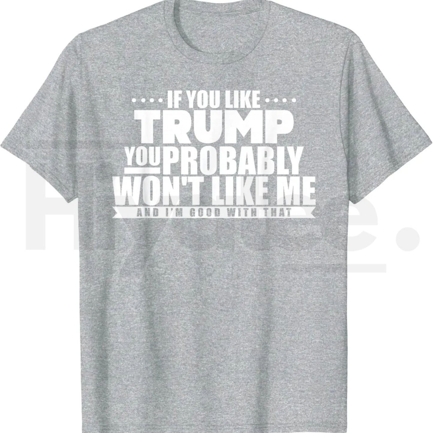 If You Like Trump You Won't Like Me T-Shirt – Funny Political Graphic Tee