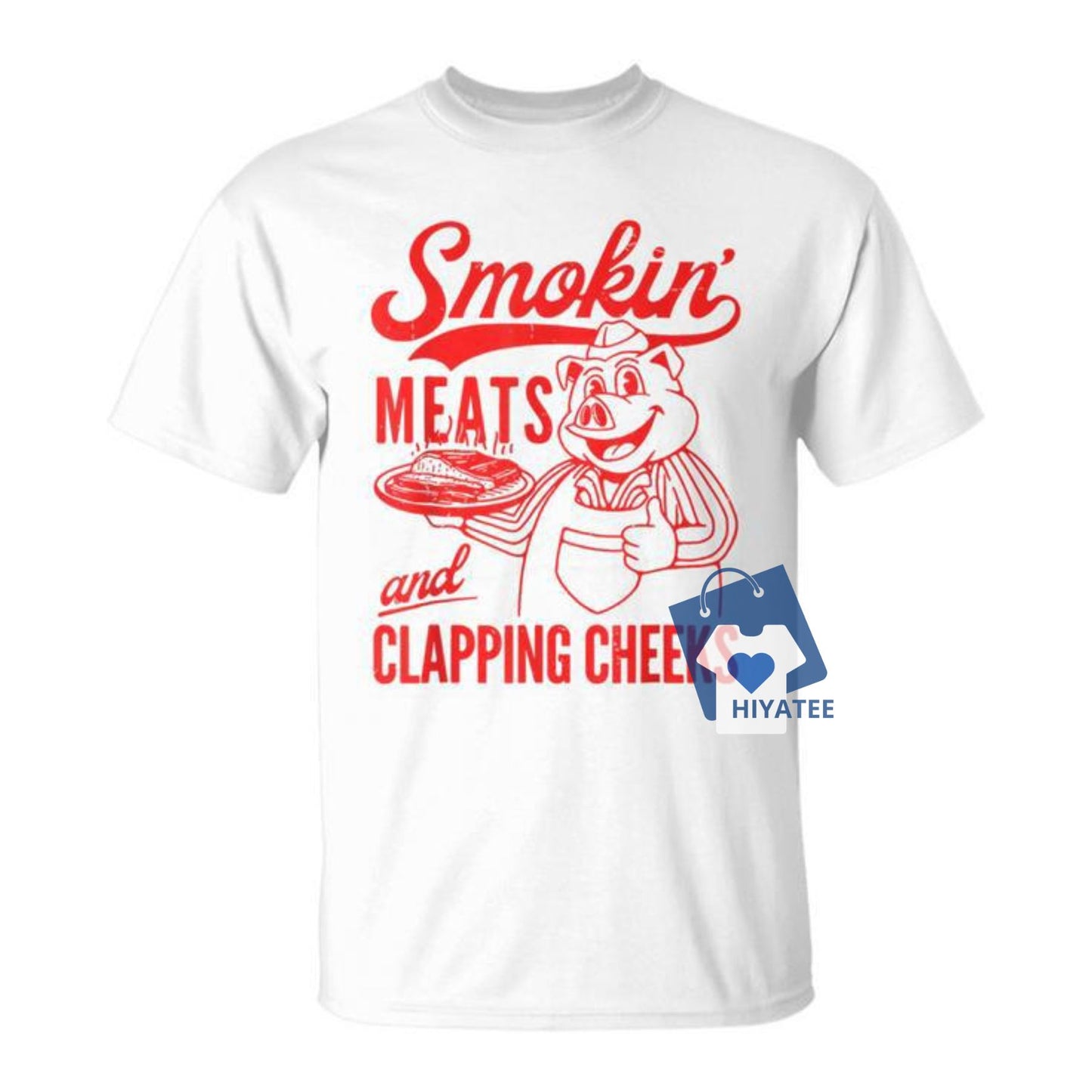 Old Row Smoking Meats & Clapping Cheeks Shirt – Funny BBQ & Humor Tee