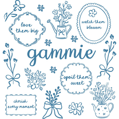 Comfort Colors® Custom Floral Grandma Shirt – Personalized Mama & Nana Flower Tee