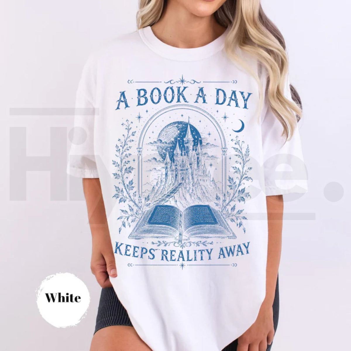 A Book a Day Dragon T-Shirt – Fantasy Reader Graphic Tee - Hiyatee