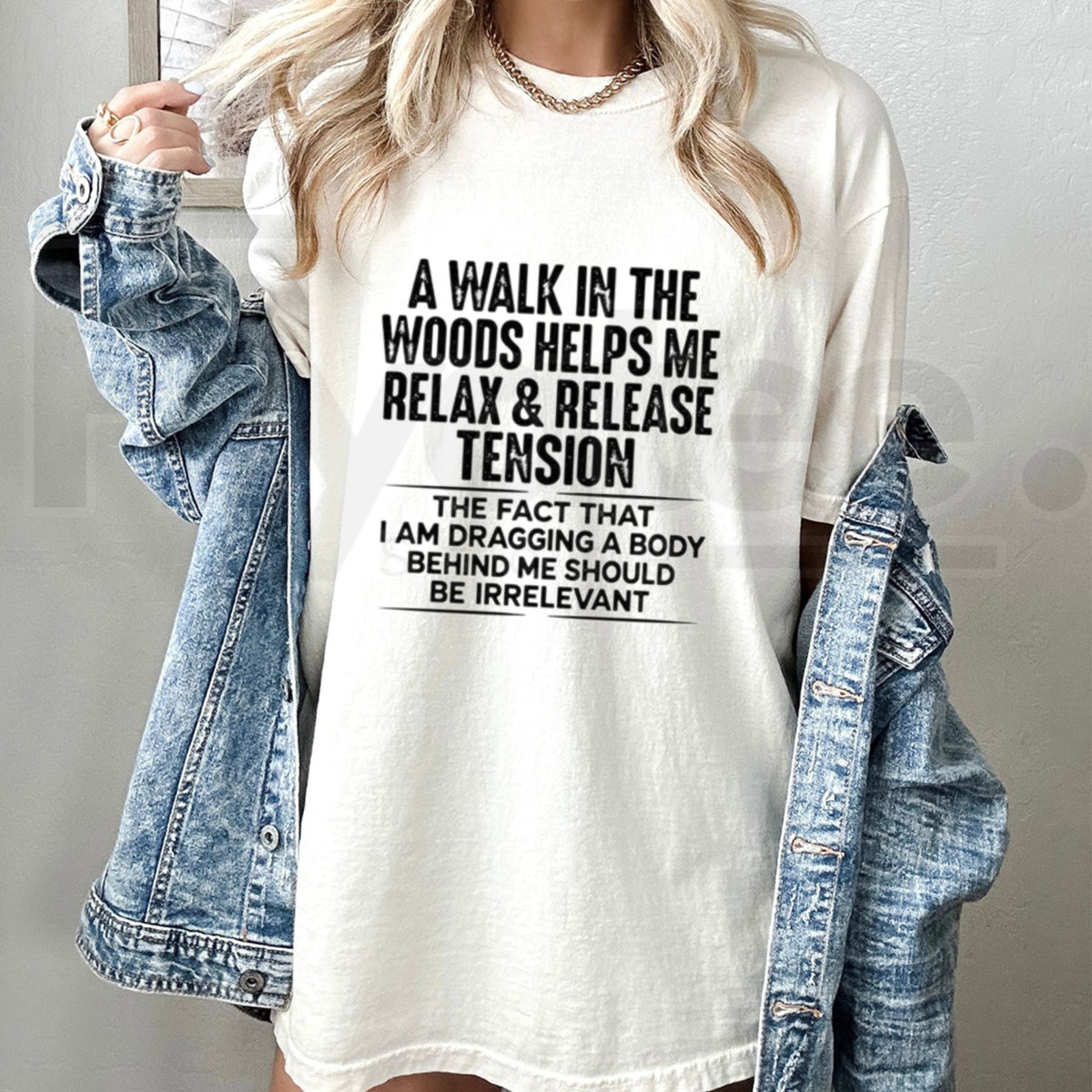A Walk In The Woods Quote T-Shirt – Nature Graphic Tee - Hiyatee