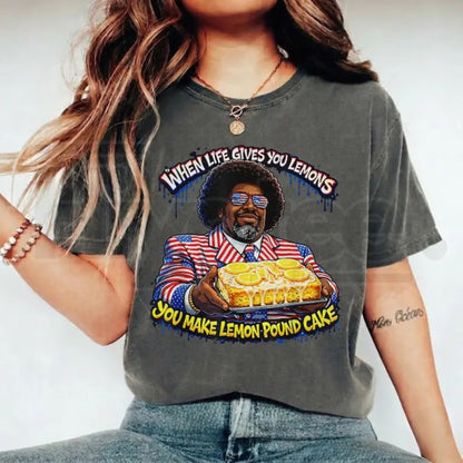 "Afroman Case Closed" Lemon Pound Cake – Official Viral Meme Graphic Top - Hiyatee