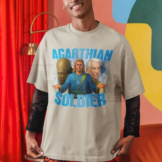 Agarthian Soldier T-Shirt – Funny "Welcome to Agartha" Kirkifie Graphic Tee - Hiyatee